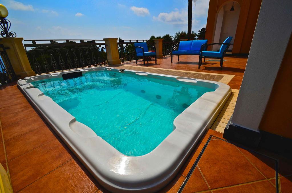 Villa La Timpa: Majestic Etna and Sea View with Private Jacuzzi Acireale Exterior photo